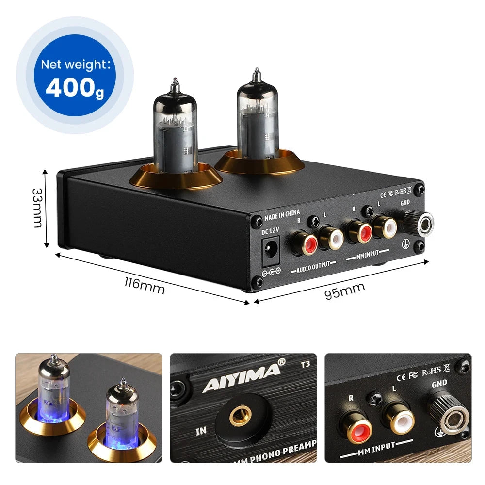 Big River Hardware High-Fidelity RIAA Compliant Phono Preamplifier