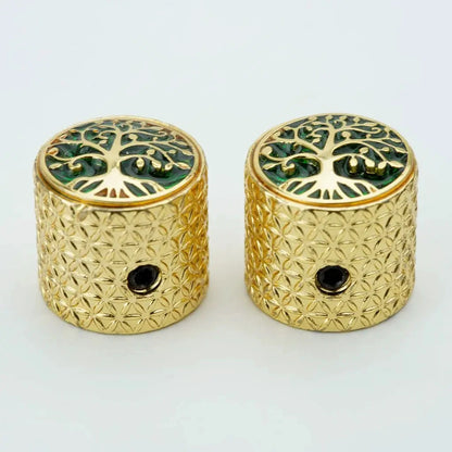 1 PCS GUYKER Surface Large Tree Of Life Potentiometer Knob Inner Diameter 6MM For Guitar Bass