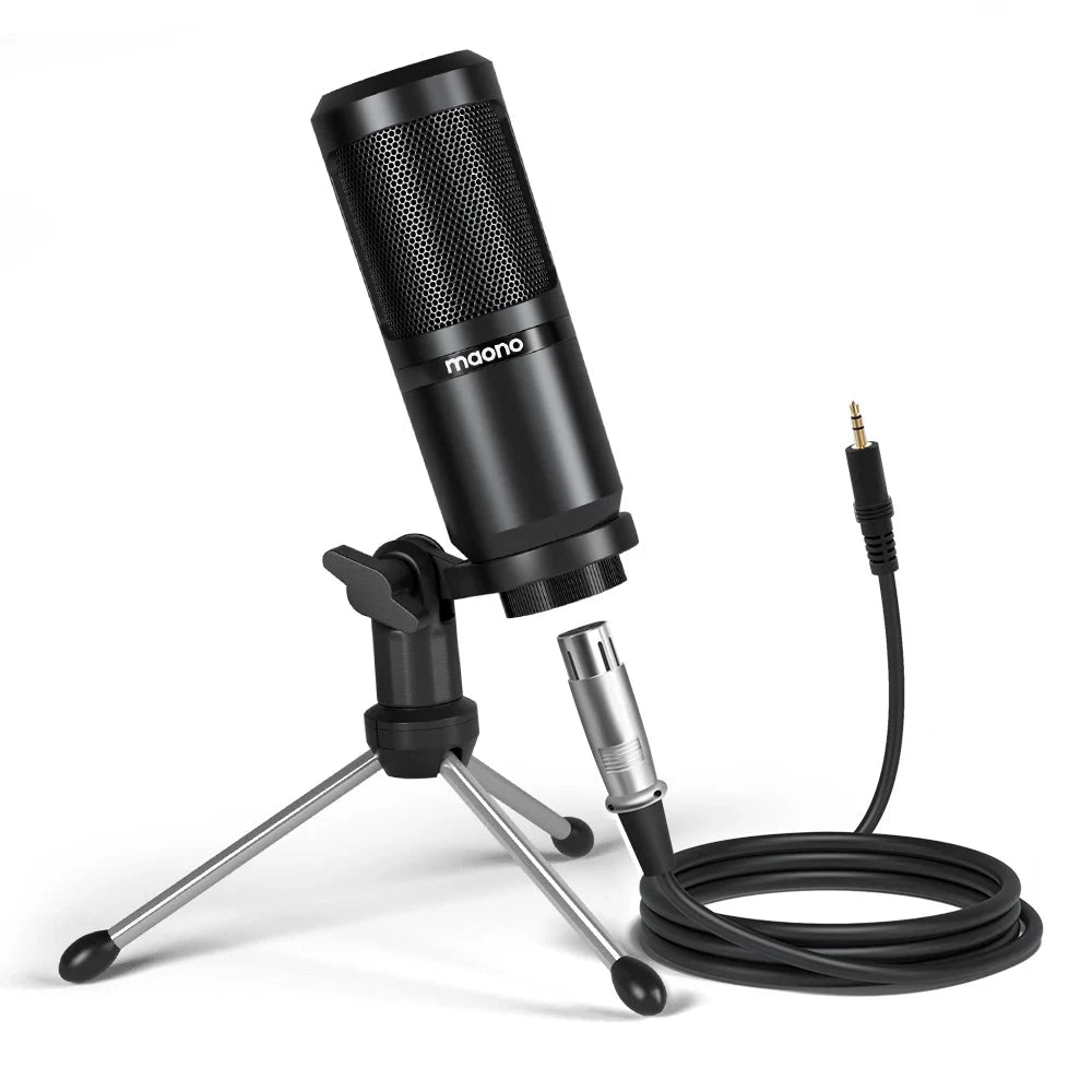 Big River Hardware Maono PM360TR Condenser Microphone for Podcast and YouTube
