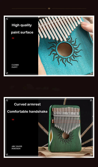 Kalimba 21 Key Solid Wood Instrument