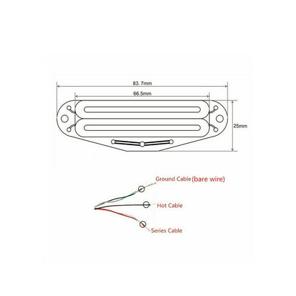 ST SQ Electric Guitar Dual Coil Pickup