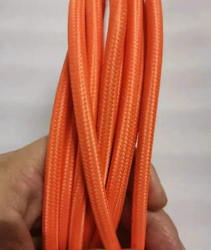 Big River Hardware Fabric Wire Braided Multicolor Cable