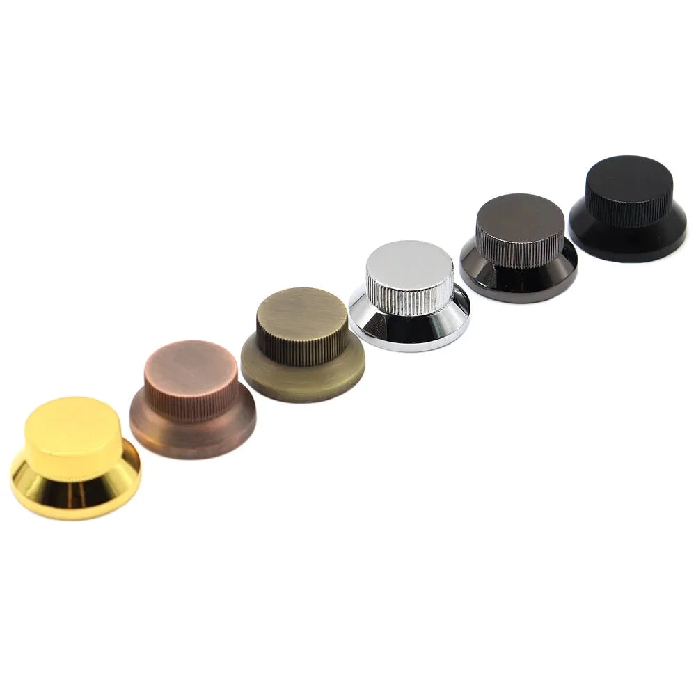 1pcs/2Pcs Guitar Bass Metal Top Hat Bell Speed Knobs for  Les Paul SG Guitar