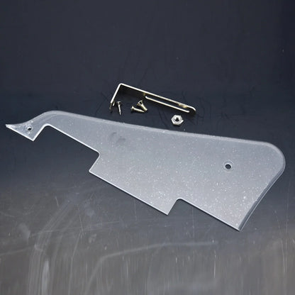 Premium Clear Guitar Pickguard for Gibson Les Paul Guitars with Stainless Steel Bracket and Hardware Accessories