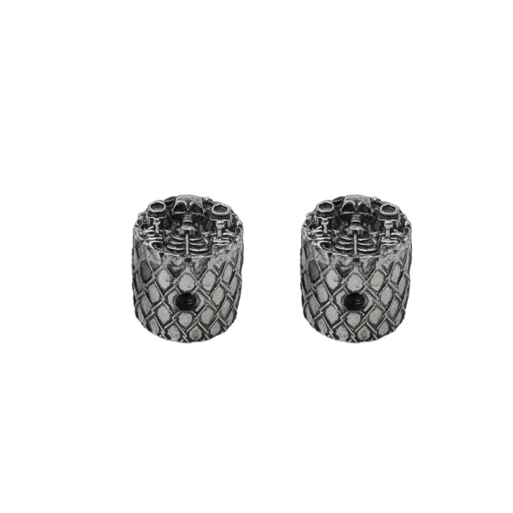 Big River Hardware Premium Skull Design Guitar Knobs for Stylish Rock Musicians' Upgrades