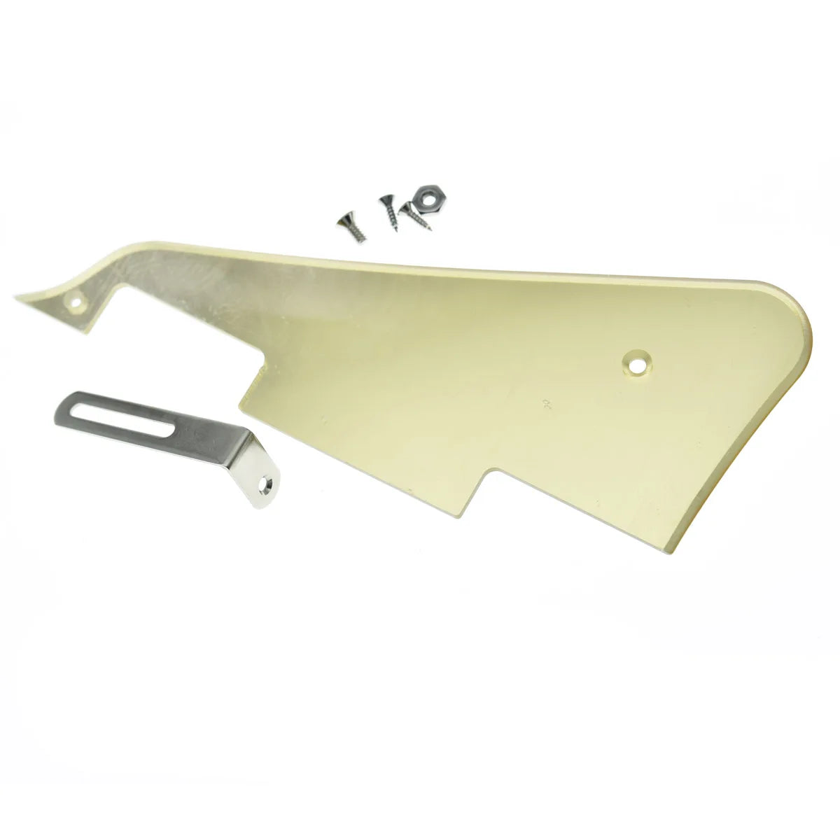 Premium Clear Guitar Pickguard for Gibson Les Paul Guitars with Stainless Steel Bracket and Hardware Accessories