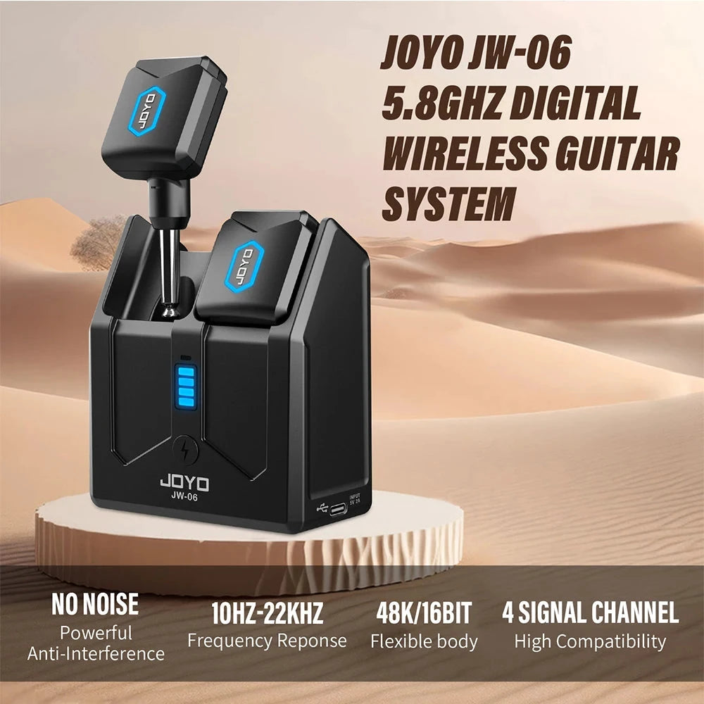 Best Wireless Guitar Transmitter with Charging Case
