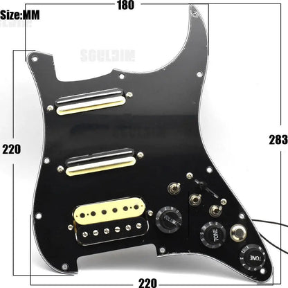 Best Loaded Pickguard for strat With Three Humbuckers