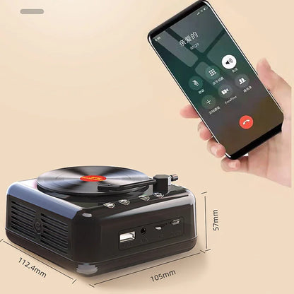 Big River Hardware Bluetooth Speaker with Retro Design