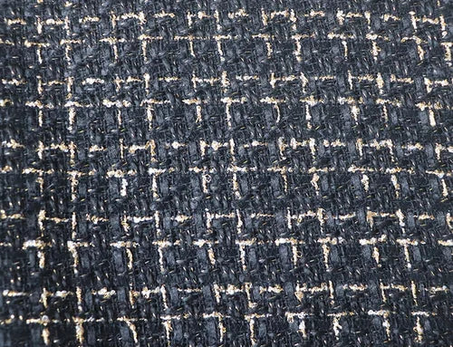 Tweed Speaker Grill Cloth Cream Gold