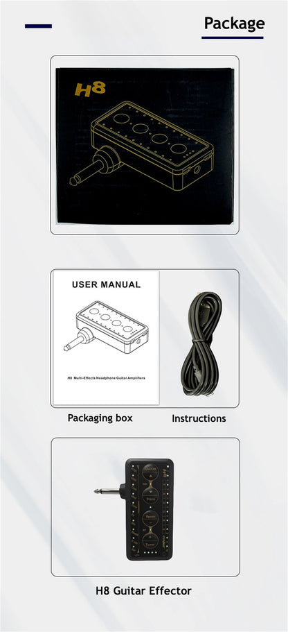 Big River Mini Headphone Amplifier with Multi-Effects and Recording