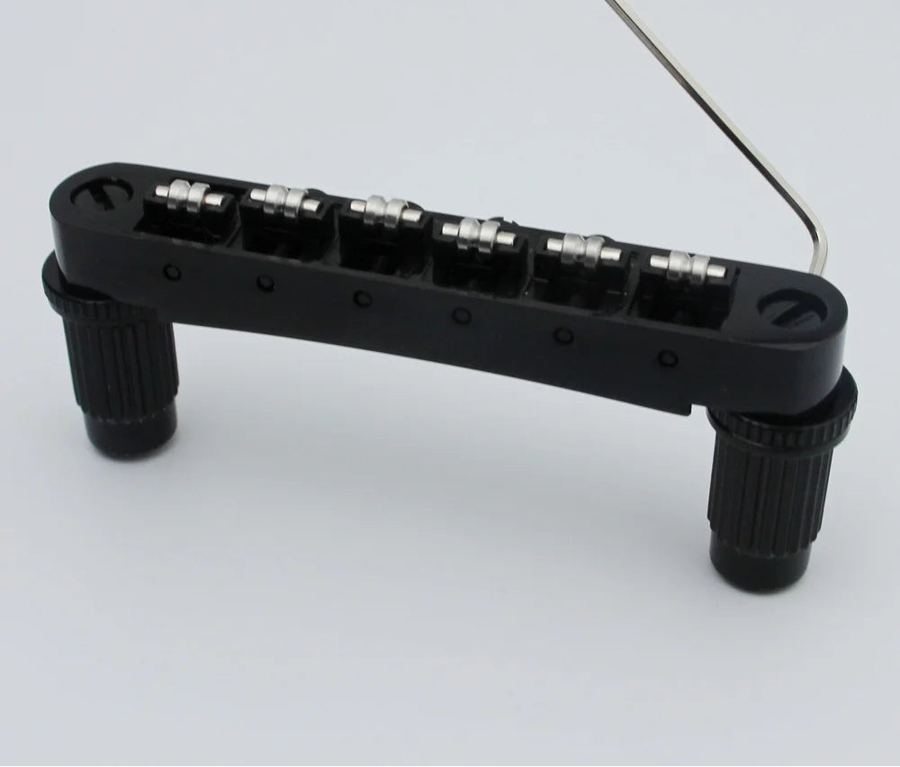 Big River Hardware Premium Tune-O-Matic Bridge Roller Saddles for Enhanced Guitar Tuning Stability and Professional Musician Performance Options