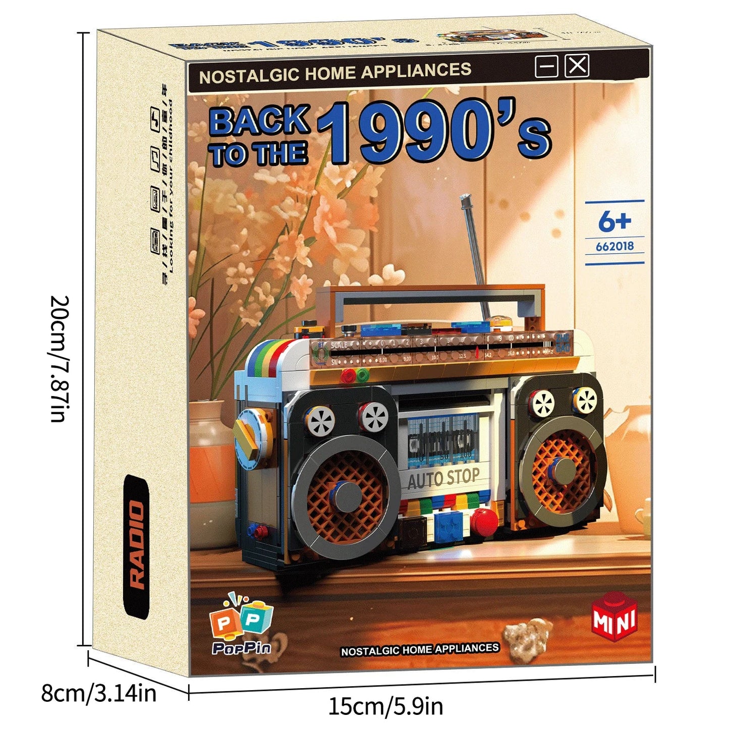 Boombox Radio Kit Mini Building Block Set
