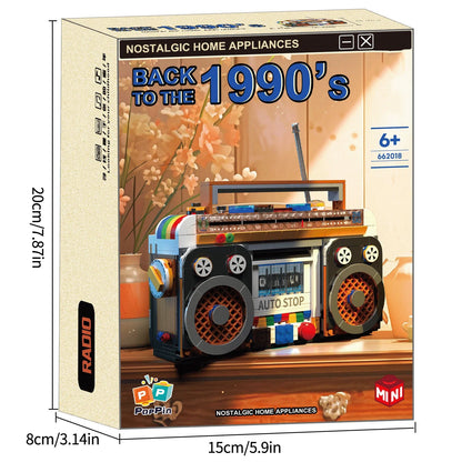 Boombox Radio Kit Mini Building Block Set