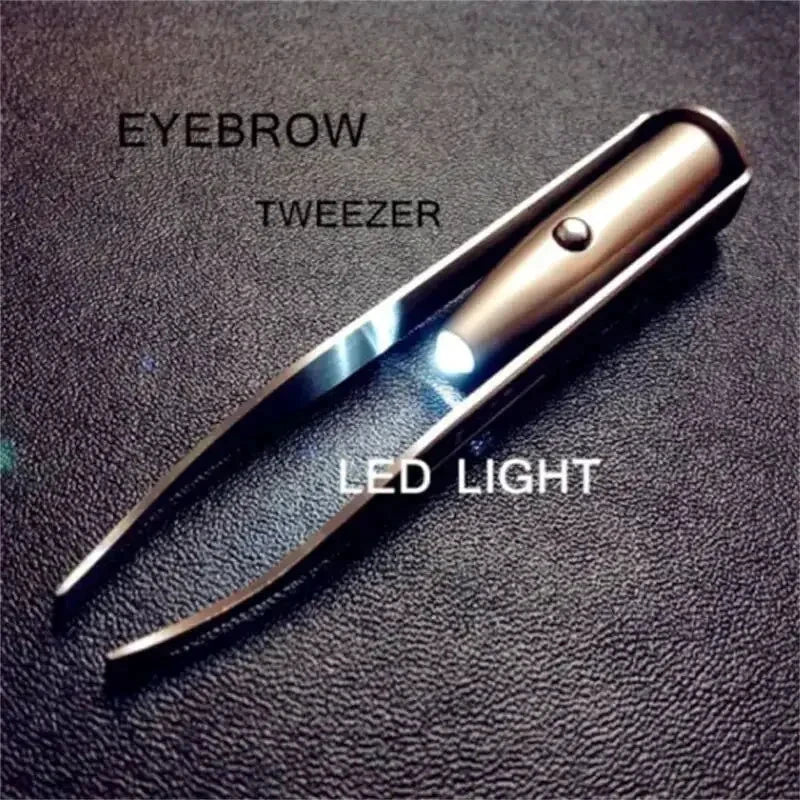 Big River Hardware Stainless Steel LED Tweezer with Light