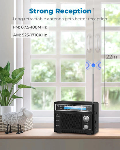 Big River Hardware Retro FM/AM Transistor Radio Companion