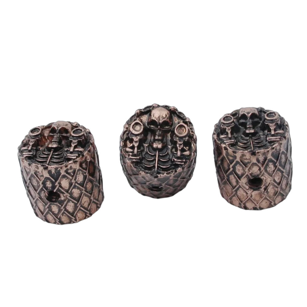 Big River Hardware Premium Skull Design Guitar Knobs for Stylish Rock Musicians' Upgrades