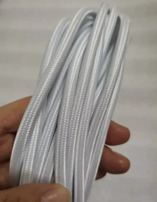 Big River Hardware Fabric Wire Braided Multicolor Cable