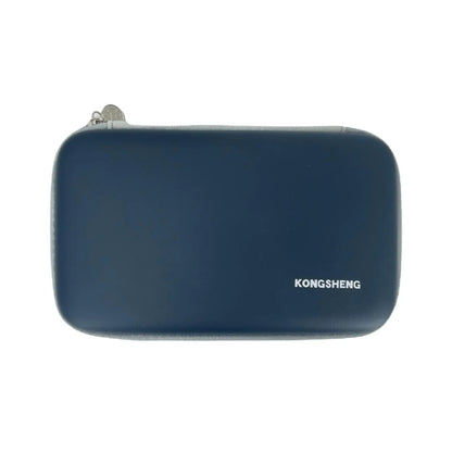 Big River Hardware Premium Harmonica Case - Durable EVA Storage for Up to 7 Instruments with Soft Slots and Zipper Closure