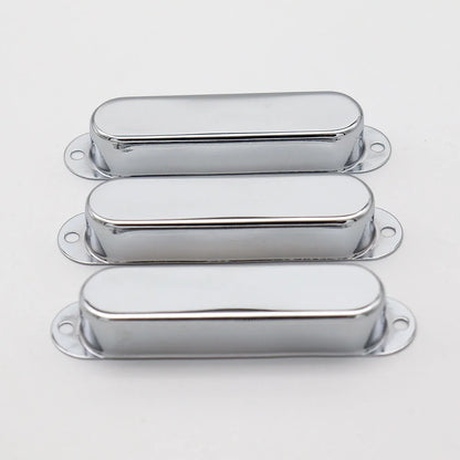 Big River Hardware Single Coil Pickup Covers: Premium Metal for Noise Reduction, Stylish Colors in Black, Silver, Gold, Bronze, Red Copper for Guitar Enthusiasts