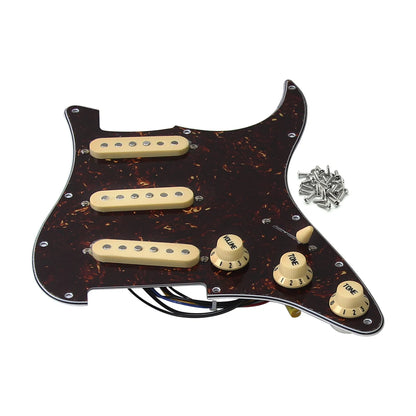 Big River Hardware Alnico 5 SSS Loaded Pickguard for ST Guitars