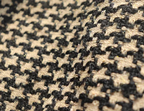 Tweed Speaker Grill Cloth Cream Gold