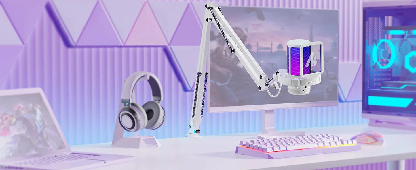 Big River Hardware Maono Gamerwave DGM20S USB Gaming Microphone with RGB and Noise Canceling