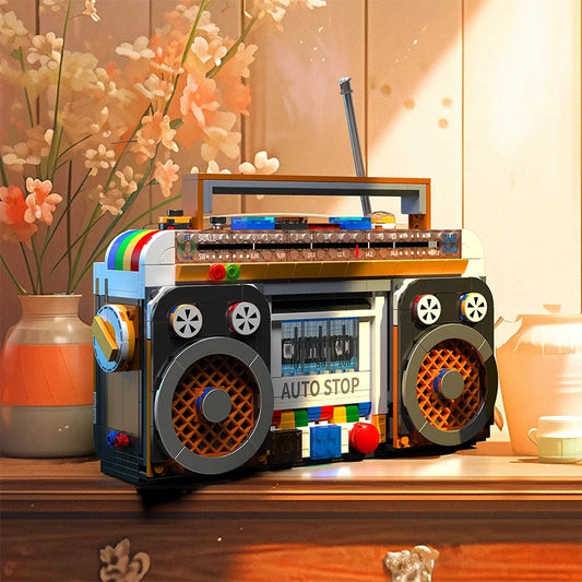 Boombox Radio Kit Mini Building Block Set