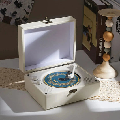 Big River Hardware Vintage Retro CD Player with Bluetooth Connectivity