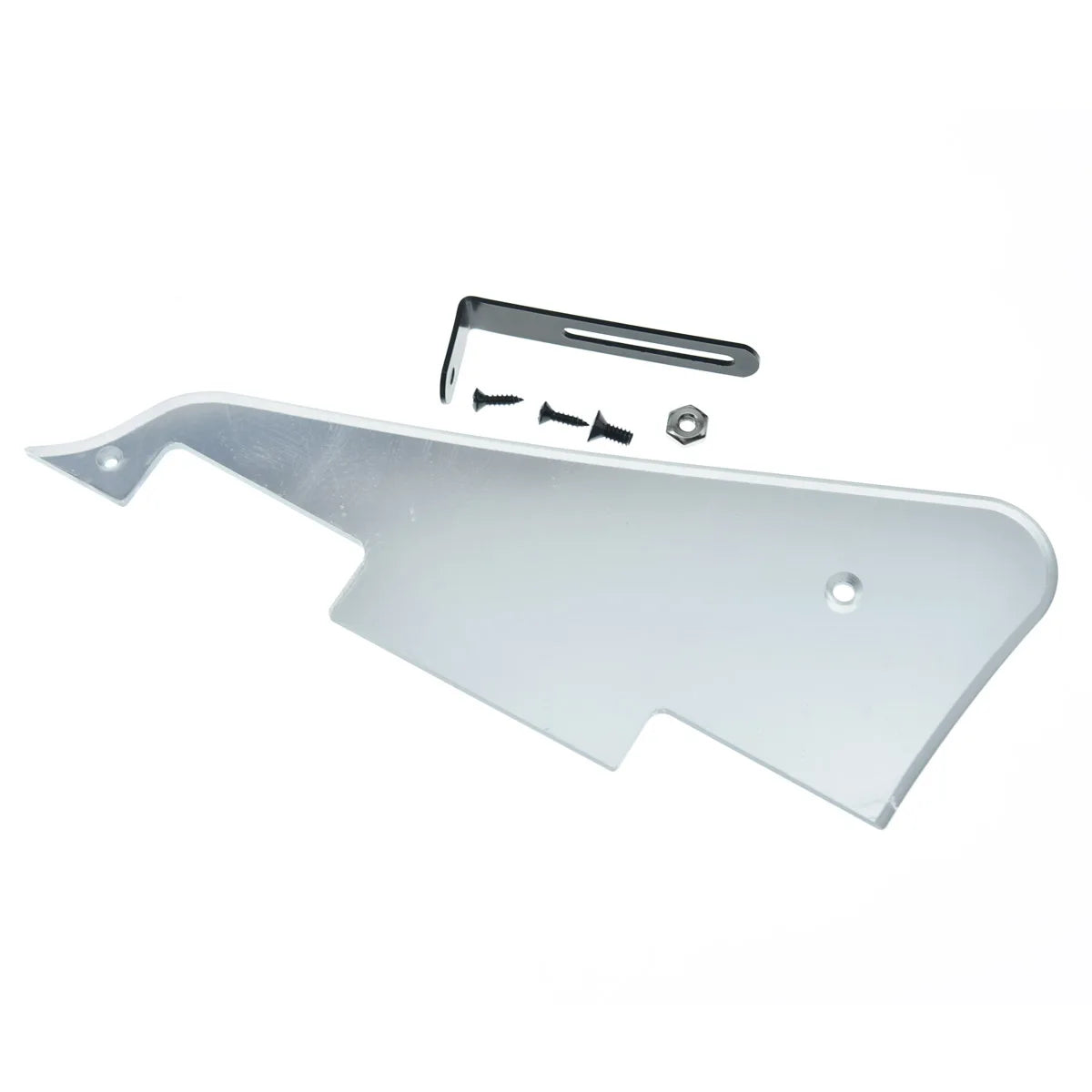 Premium Clear Guitar Pickguard for Gibson Les Paul Guitars with Stainless Steel Bracket and Hardware Accessories
