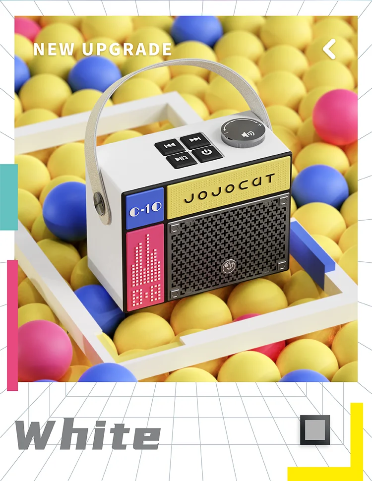 Portable Retro Bluetooth Speaker