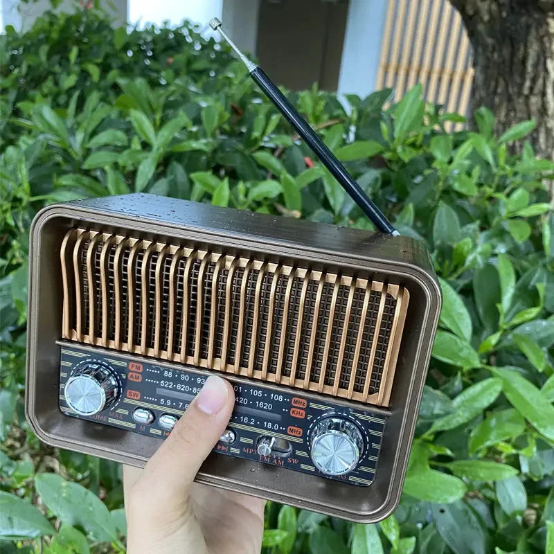 Big River Hardware Portable Multi-Band Radio with Bluetooth Flashlight