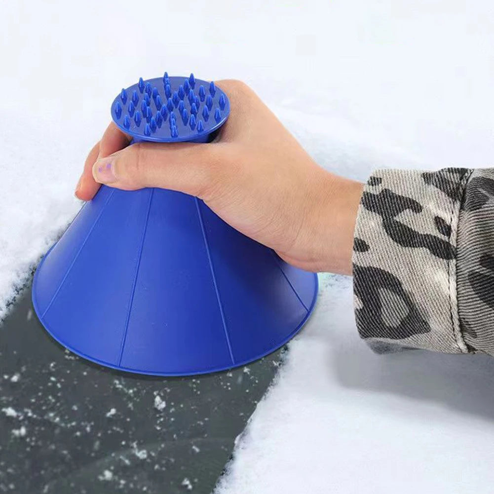 Big River Hardware Durable Ice Scraper for Cars - Efficient, Damage-Free Snow and Ice Removal Tool for Winter Driving