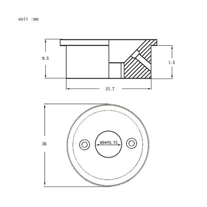 telecaster output jack plate