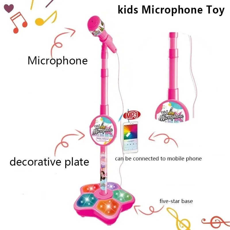 karaoke microphone with stand
