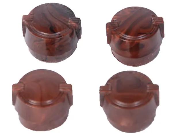 Silvertone Small Labeled Radio Knobs
