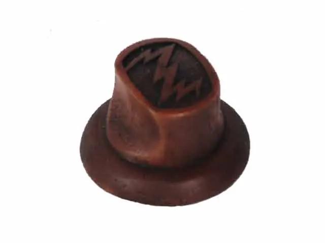 Zenith wood-style reproduction radio knob, K12, 1-1/8 inch diameter
