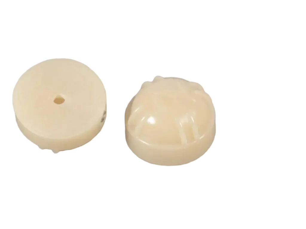 Zenith 1940 ivory reproduction volume knob, K134, stacks on tuning knob