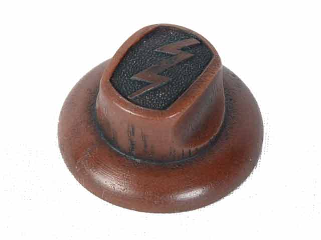Zenith wood-style reproduction radio knob, K15, 1936-1937 models