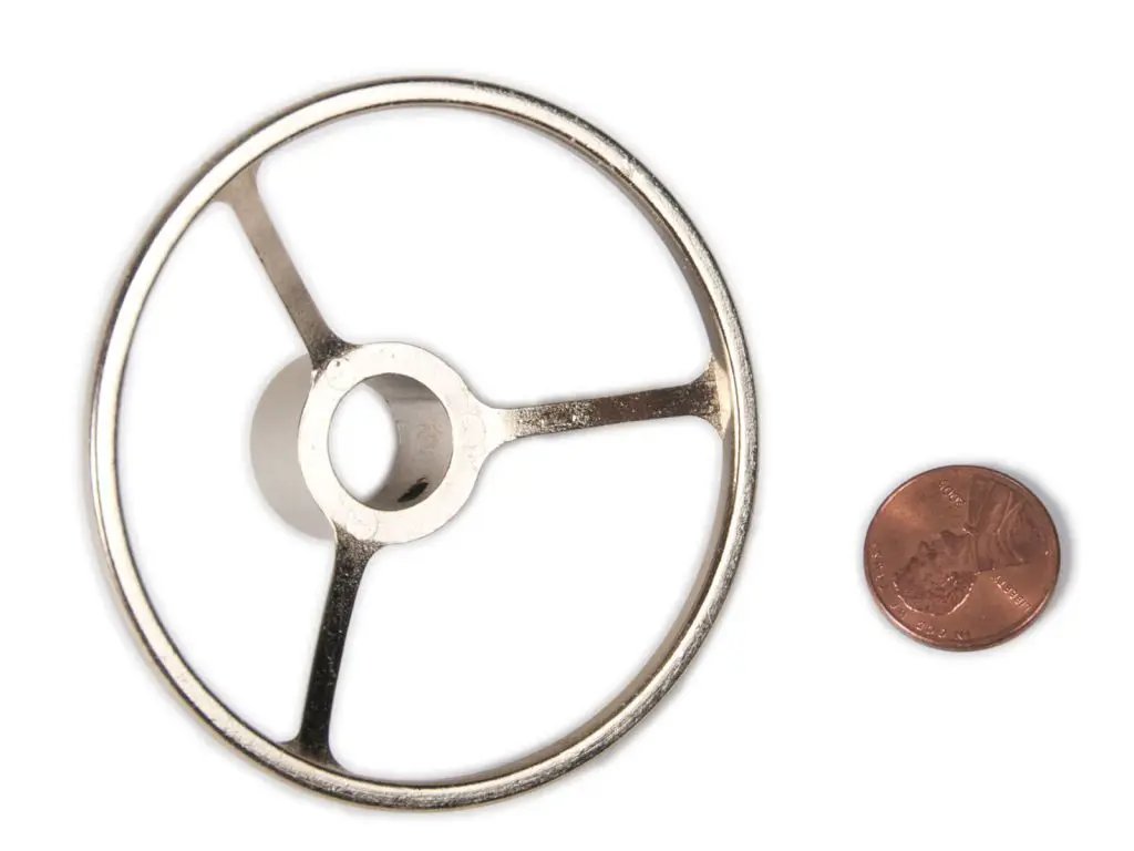 Zenith steering wheel style bandswitch knob, spoked design, K127