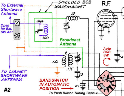vintage radio antenna diagram