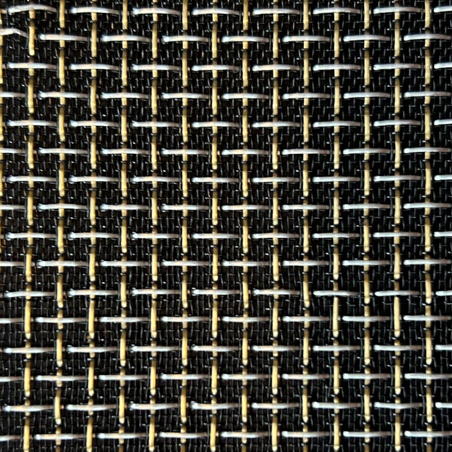 Black & Gold-Silver Grill Cloth – Premium Acoustic Fabric