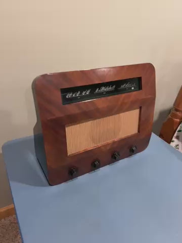 mid century modern radio