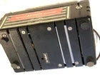 A-B-C battery eliminator for farm radios with indicator lights and 9-conductor cable