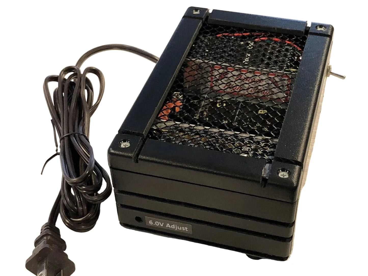 Line-isolated vintage radio power supply with overload and short-circuit protection