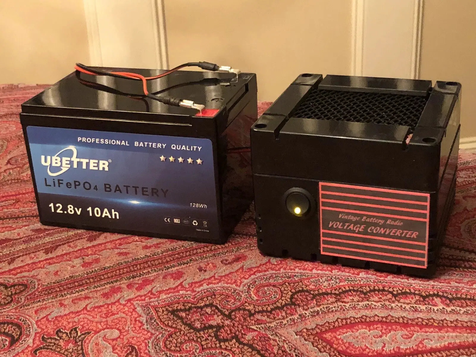 battery operated tube radio power supply