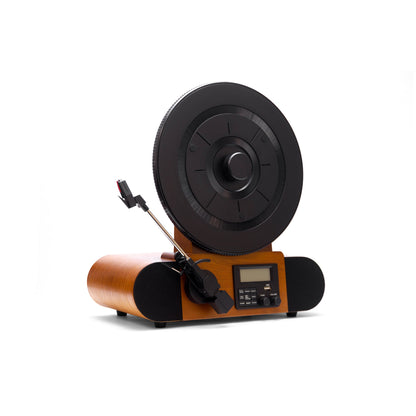 Fuse Audio Vert Vertical Vinyl Record Player Premium Mid Century