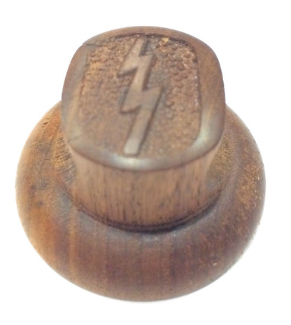 1936 Reproduction Zenith Pinch Knob - Solid Wood Zenith Radio Knob Big River Hardware 