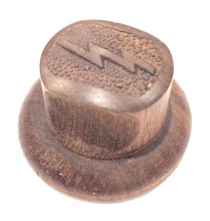 1936 Reproduction Zenith Pinch Knob - Solid Wood Zenith Radio Knob Big River Hardware 