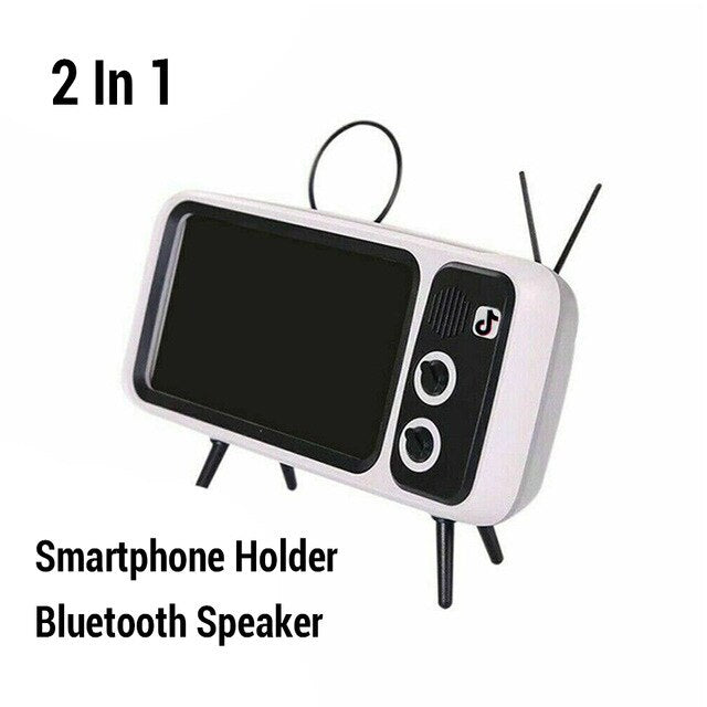 Retro TV Mobile Phone Holder Stand For iPhone 4.7-5.5 inch phone